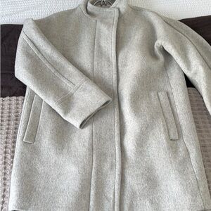 J. Crew Light Gray Women's Stadium Coat